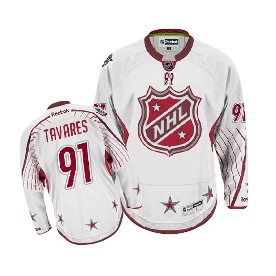 New York Islanders #91 Men's John Tavares Reebok Authentic White 2012 All Star Jersey New York Islanders #91 Men's John Tavares Reebok Authentic White 2012 All Star Jersey