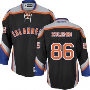 New York Islanders ＃86 Men's Nikolay Kulemin Reebok Authentic Black Third Jersey