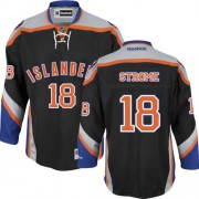 New York Islanders ＃18 Men's Ryan Strome Reebok Authentic Black Third Jersey