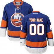 Reebok New York Islanders Youth Customized Premier Royal Blue Home Jersey