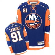 New York Islanders ＃91 Men's John Tavares Reebok Authentic Navy Blue Jersey