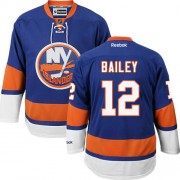 New York Islanders ＃12 Men's Josh Bailey Reebok Authentic Royal Blue Home Jersey