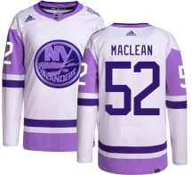 New York Islanders Men's Kyle Maclean Adidas Authentic Hockey Fights Cancer Jersey
