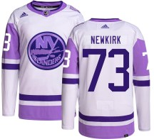 New York Islanders Men's Reece Newkirk Adidas Authentic Hockey Fights Cancer Jersey