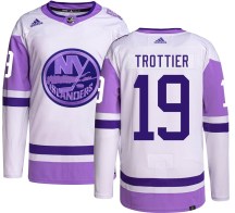 New York Islanders Men's Bryan Trottier Adidas Authentic Hockey Fights Cancer Jersey