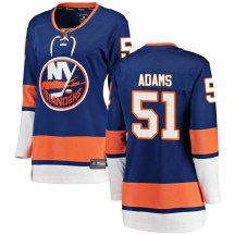 New York Islanders Women's Collin Adams Fanatics Branded Breakaway Blue Home Jersey