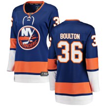 New York Islanders Women's Eric Boulton Fanatics Branded Breakaway Blue Home Jersey