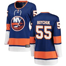 New York Islanders Women's Johnny Boychuk Fanatics Branded Breakaway Blue Home Jersey