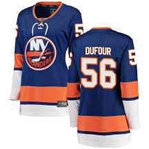 New York Islanders Women's William Dufour Fanatics Branded Breakaway Blue Home Jersey