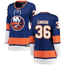 New York Islanders Women's Scott Eansor Fanatics Branded Breakaway Blue Home Jersey