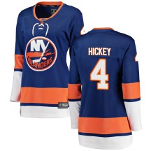 New York Islanders Women's Thomas Hickey Fanatics Branded Breakaway Blue Home Jersey