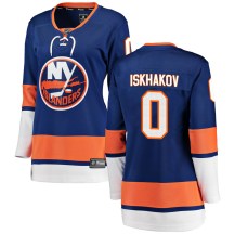 New York Islanders Women's Ruslan Iskhakov Fanatics Branded Breakaway Blue Home Jersey