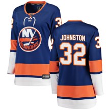 New York Islanders Women's Ross Johnston Fanatics Branded Breakaway Blue Home Jersey