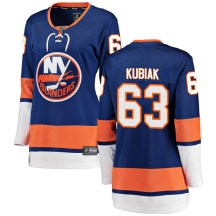 New York Islanders Women's Jeff Kubiak Fanatics Branded Breakaway Blue Home Jersey