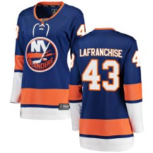 New York Islanders Women's Kane Lafranchise Fanatics Branded Breakaway Blue Home Jersey