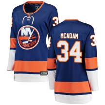 New York Islanders Women's Eamon McAdam Fanatics Branded Breakaway Blue Home Jersey