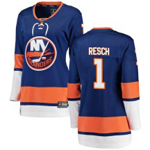 New York Islanders Women's Glenn Resch Fanatics Branded Breakaway Blue Home Jersey
