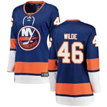 New York Islanders Women's Bode Wilde Fanatics Branded Breakaway Blue Home Jersey