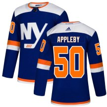 New York Islanders Men's Kenneth Appleby Adidas Authentic Blue Alternate Jersey