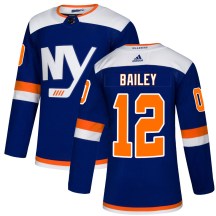 New York Islanders Men's Josh Bailey Adidas Authentic Blue Alternate Jersey