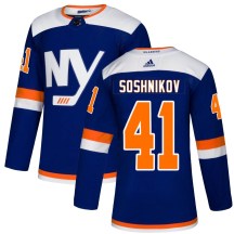 New York Islanders Men's Nikita Soshnikov Adidas Authentic Blue Alternate Jersey