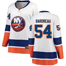 New York Islanders Women's Cole Bardreau Fanatics Branded Breakaway White Away Jersey
