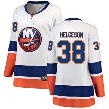 New York Islanders Women's Seth Helgeson Fanatics Branded Breakaway White Away Jersey