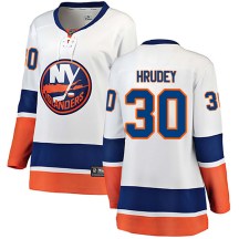 New York Islanders Women's Kelly Hrudey Fanatics Branded Breakaway White Away Jersey