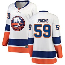 New York Islanders Women's Blade Jenkins Fanatics Branded Breakaway White Away Jersey