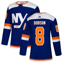 New York Islanders Youth Noah Dobson Adidas Authentic Blue Alternate Jersey
