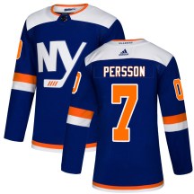 New York Islanders Youth Stefan Persson Adidas Authentic Blue Alternate Jersey