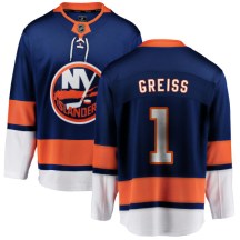 New York Islanders Youth Thomas Greiss Fanatics Branded Breakaway Blue Home Jersey
