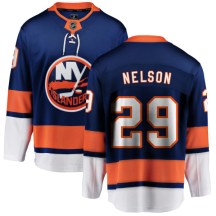 New York Islanders Youth Brock Nelson Fanatics Branded Breakaway Blue Home Jersey
