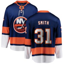 New York Islanders Men's Billy Smith Fanatics Branded Breakaway Blue Home Jersey