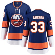 New York Islanders Women's Christopher Gibson Fanatics Branded Breakaway Blue Home Jersey