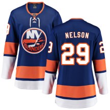 New York Islanders Women's Brock Nelson Fanatics Branded Breakaway Blue Home Jersey