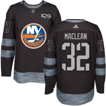 New York Islanders Men's Kyle Maclean Authentic Black Kyle MacLean 1917-2017 100th Anniversary Jersey