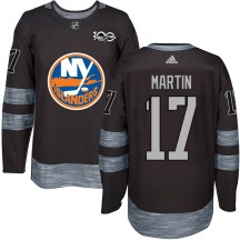 New York Islanders Men's Matt Martin Authentic Black 1917-2017 100th Anniversary Jersey