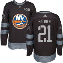 New York Islanders Men's Kyle Palmieri Authentic Black 1917-2017 100th Anniversary Jersey