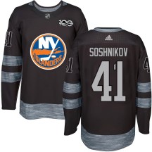 New York Islanders Men's Nikita Soshnikov Authentic Black 1917-2017 100th Anniversary Jersey