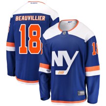 New York Islanders Youth Anthony Beauvillier Fanatics Branded Breakaway Blue Alternate Jersey