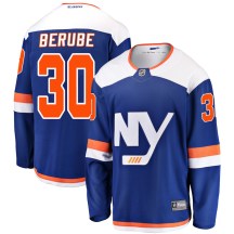 New York Islanders Youth Jean-Francois Berube Fanatics Branded Breakaway Blue Alternate Jersey