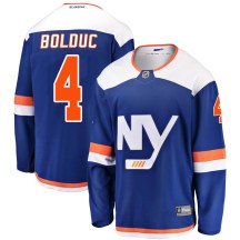 New York Islanders Youth Samuel Bolduc Fanatics Branded Breakaway Blue Alternate Jersey