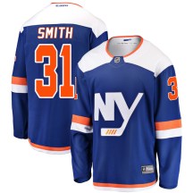 New York Islanders Youth Billy Smith Fanatics Branded Breakaway Blue Alternate Jersey
