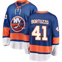 New York Islanders Youth Robert Bortuzzo Fanatics Branded Breakaway Blue Home Jersey