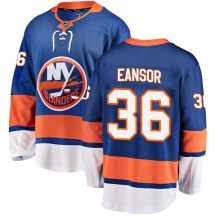 New York Islanders Youth Scott Eansor Fanatics Branded Breakaway Blue Home Jersey