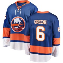 New York Islanders Youth Andy Greene Fanatics Branded Breakaway Blue Home Jersey
