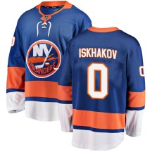 New York Islanders Youth Ruslan Iskhakov Fanatics Branded Breakaway Blue Home Jersey