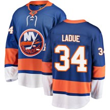 New York Islanders Youth Paul LaDue Fanatics Branded Breakaway Blue Home Jersey