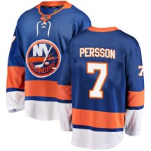 New York Islanders Youth Stefan Persson Fanatics Branded Breakaway Blue Home Jersey